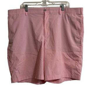 PGA TOUR Shorts Mens 42 Pink Golf Casual Flat Front